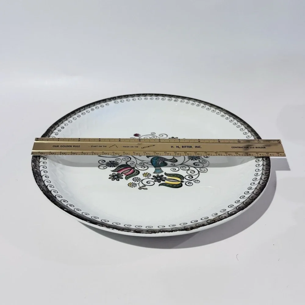 Staffordshire Fine‎ China English Partridge Large Oval Serving Platter No 4421